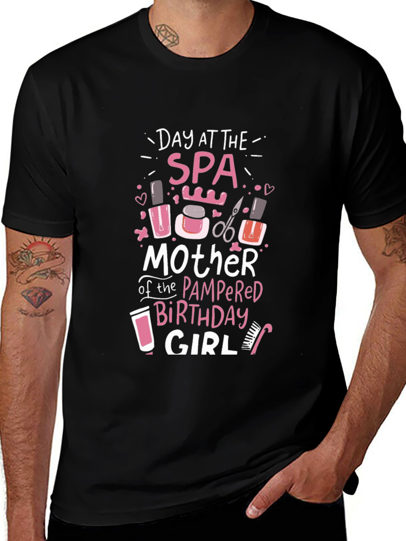 Spa Day Birthday Girl T-Shirt