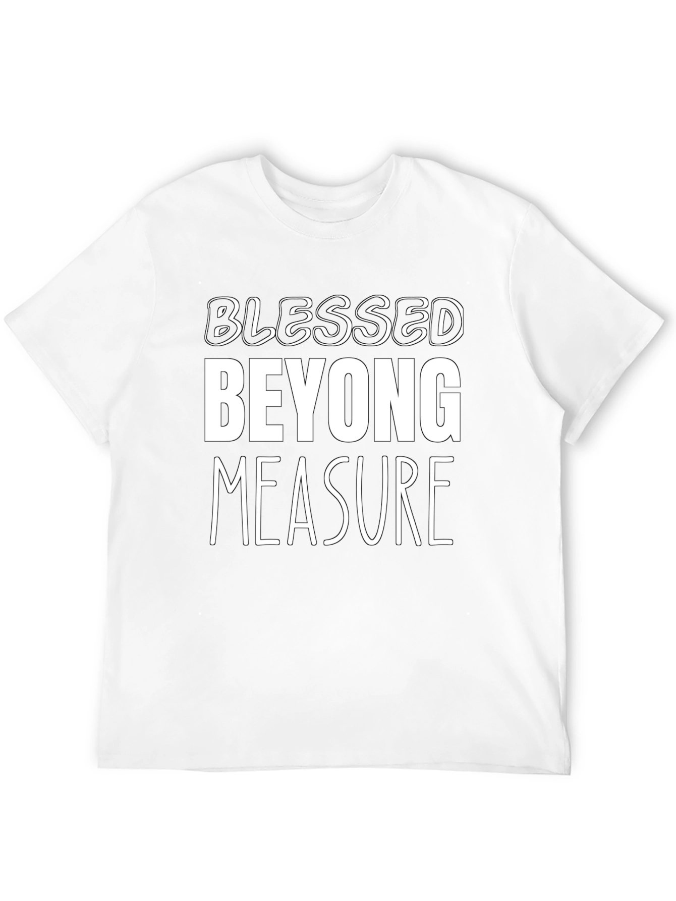 Blessed Beyond Measure Black T-Shirt