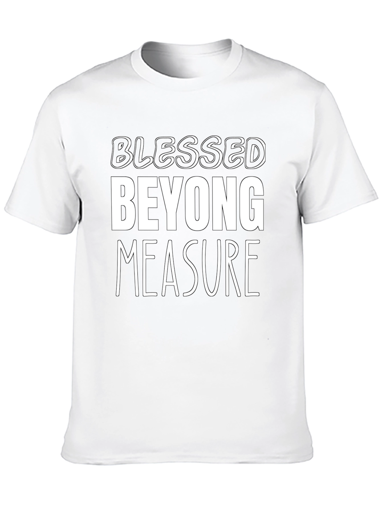 Blessed Beyond Measure Black T-Shirt