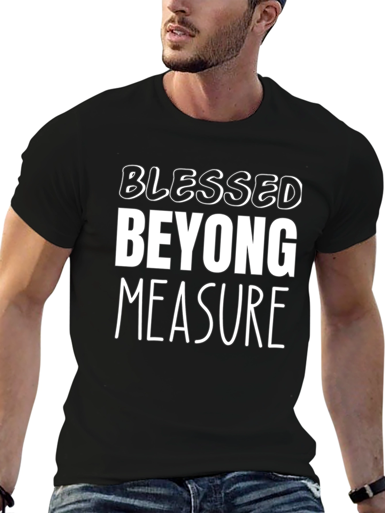 Blessed Beyond Measure Black T-Shirt