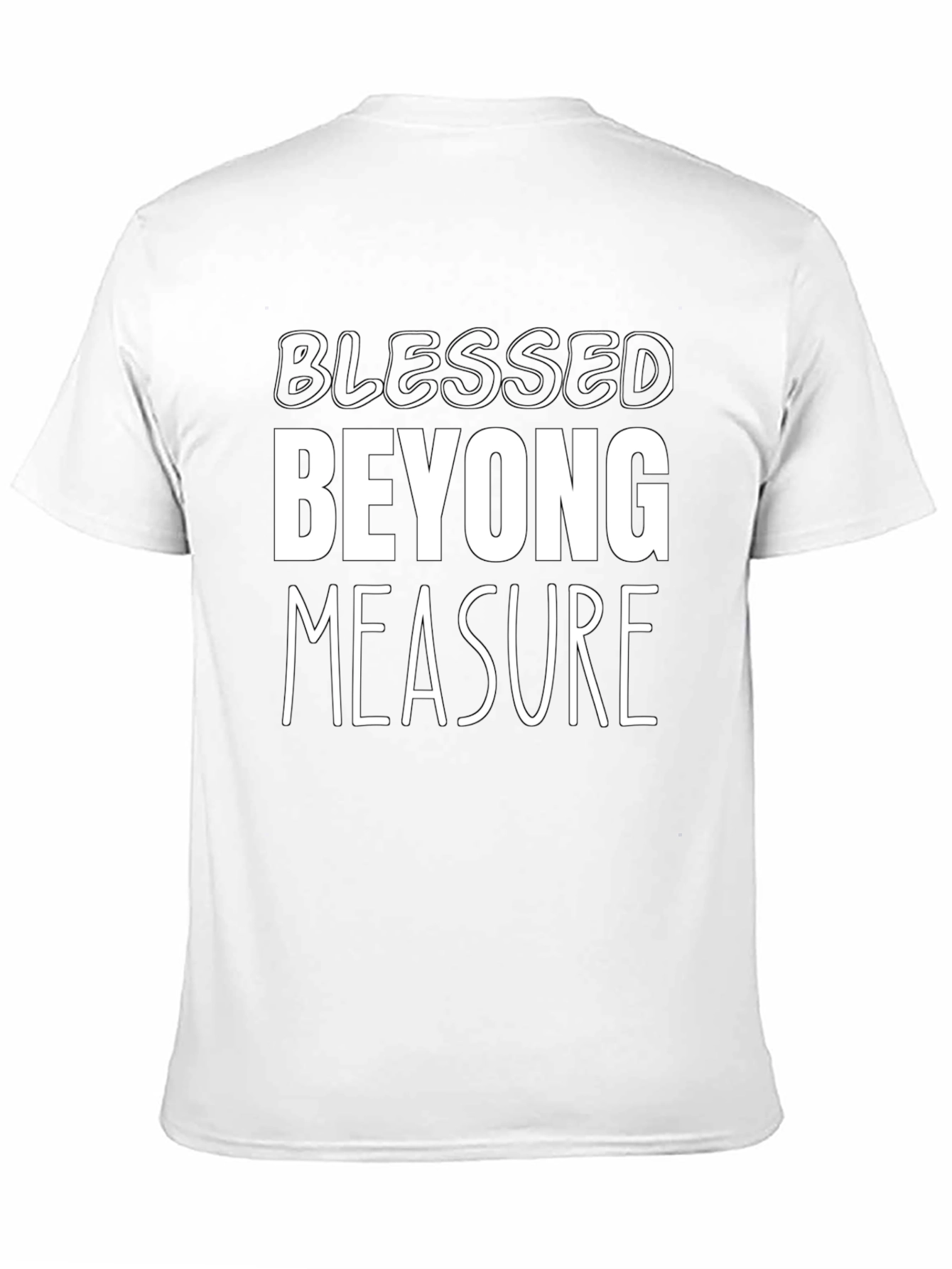 Blessed Beyond Measure Black T-Shirt