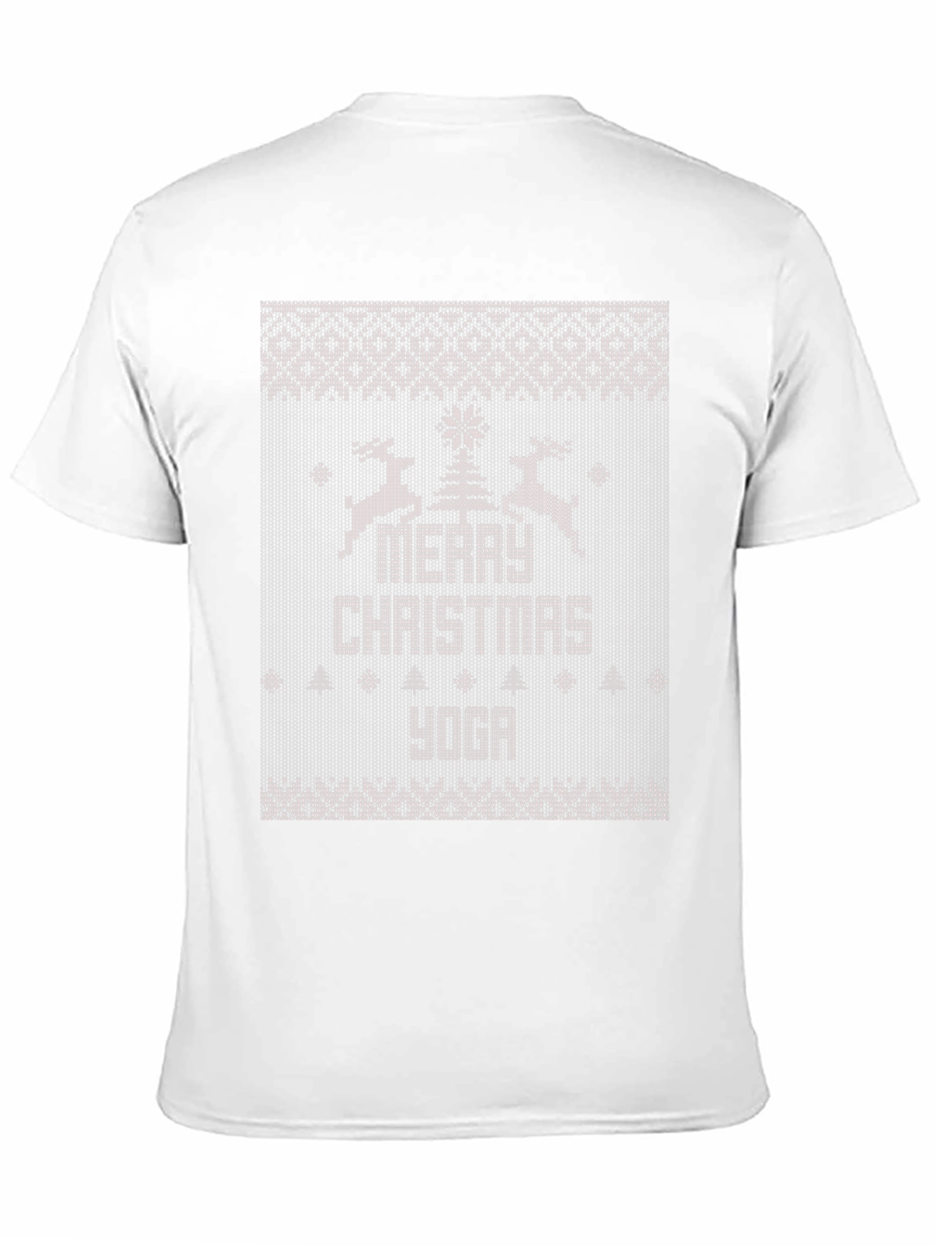Merry Christmas Yoga Ugly Christmas Sweater T-Shirt