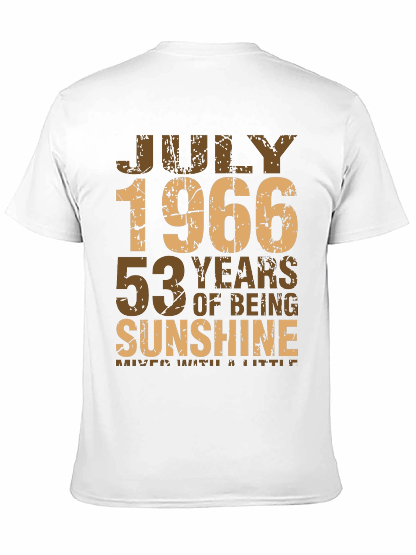 July 1966 T-Shirt - 53 Years of Sunshine