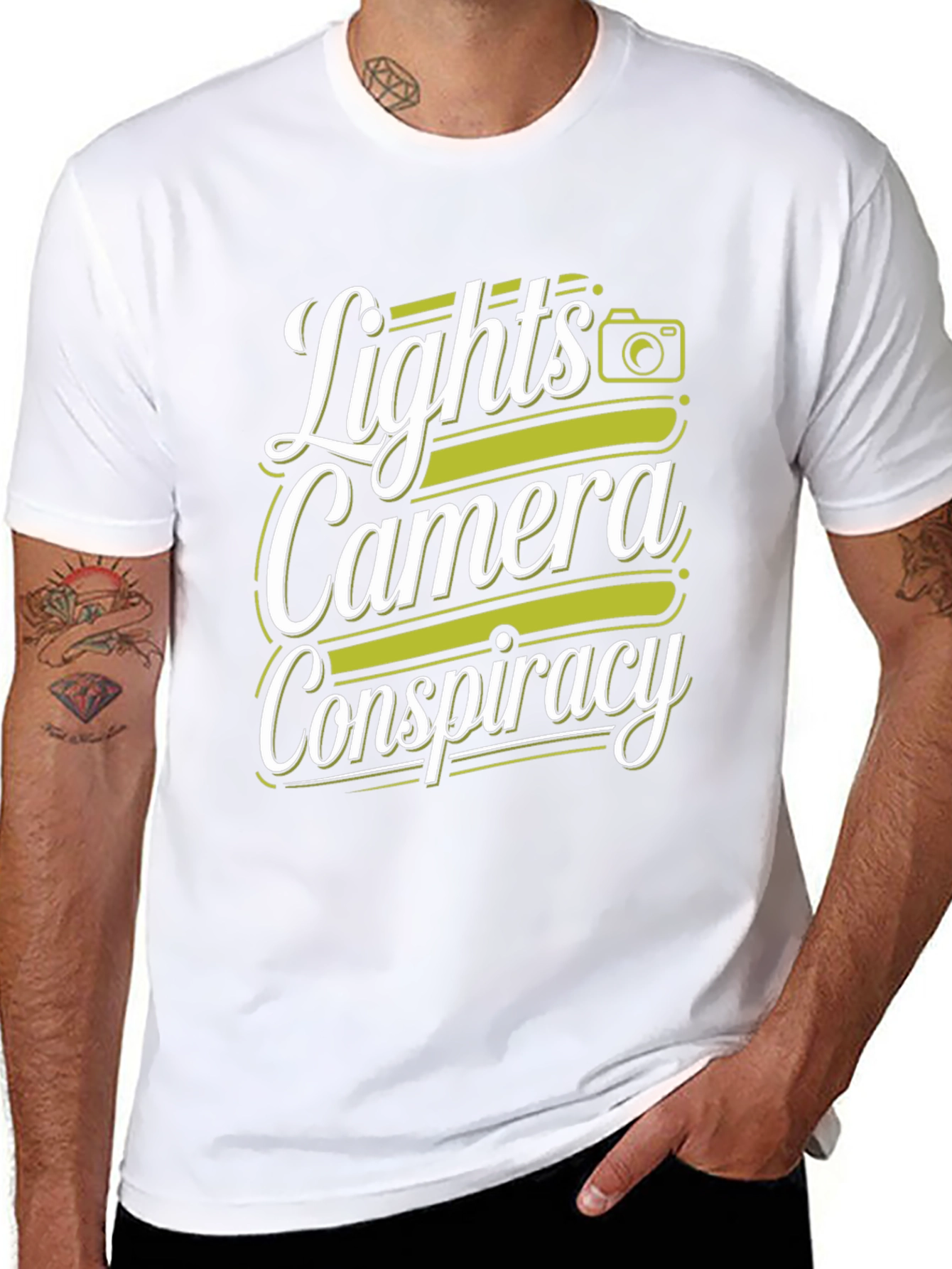 Lights Camera Conspiracy T-Shirt