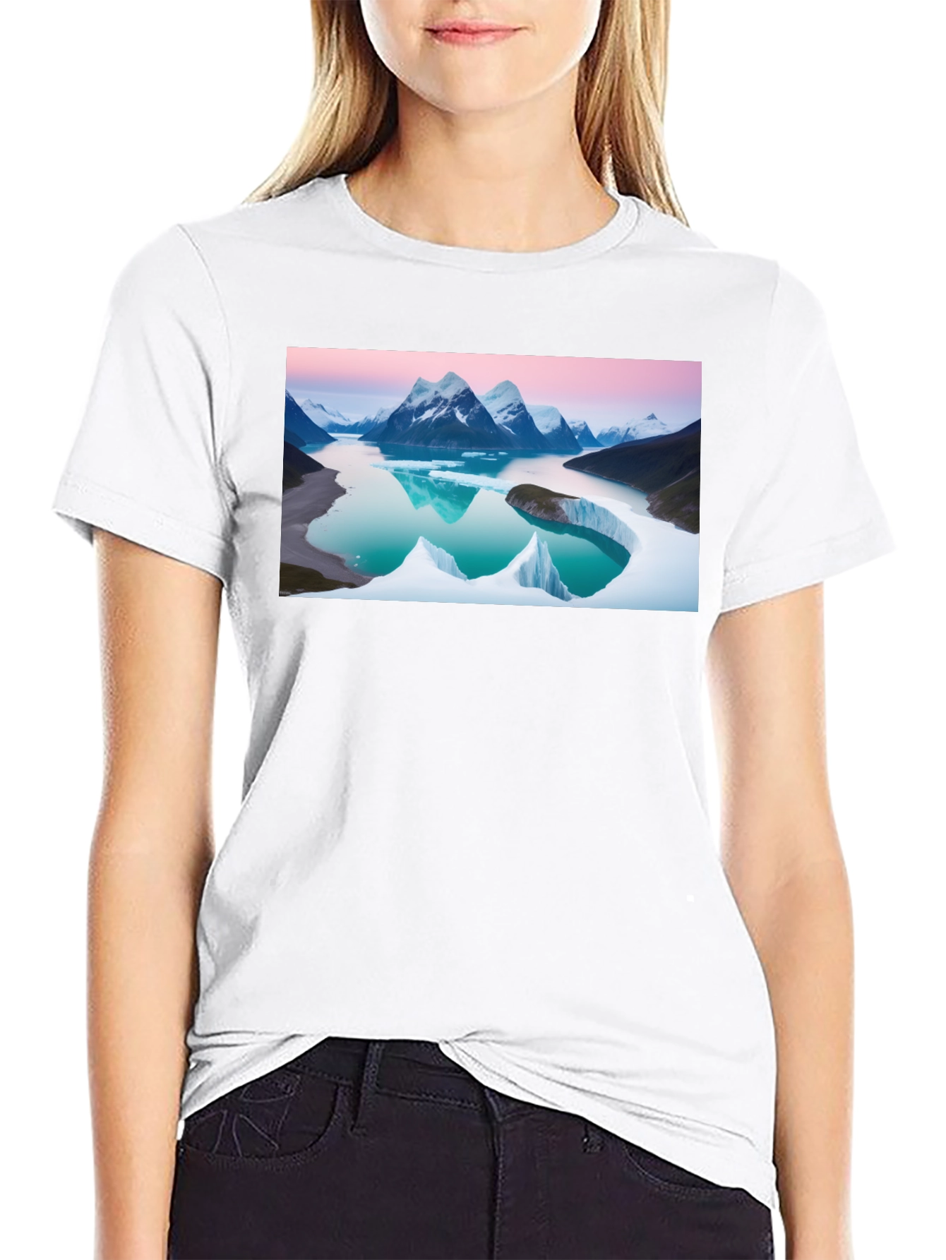 Mountain Lake Graphic T-Shirt