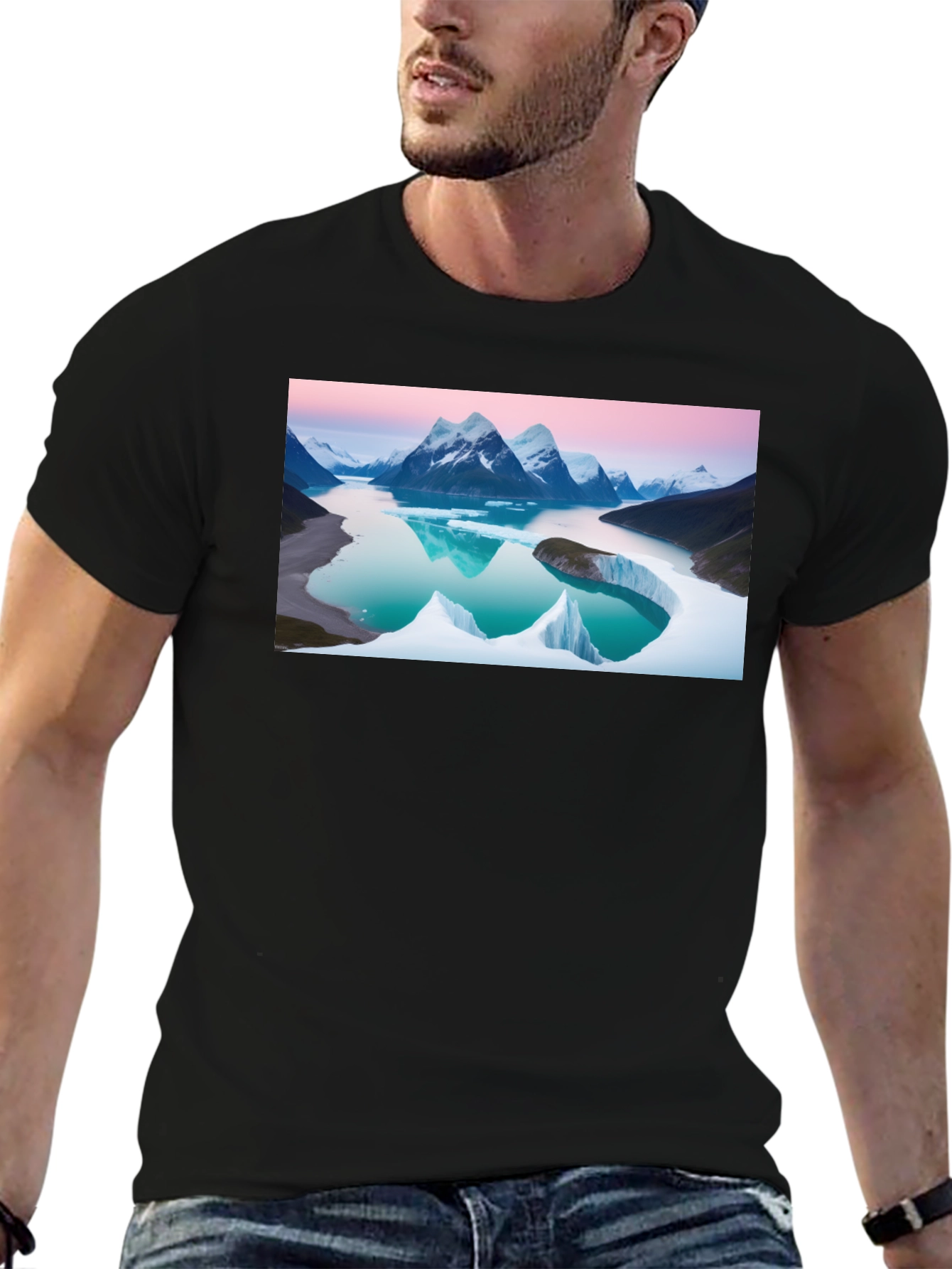 Mountain Lake Graphic T-Shirt