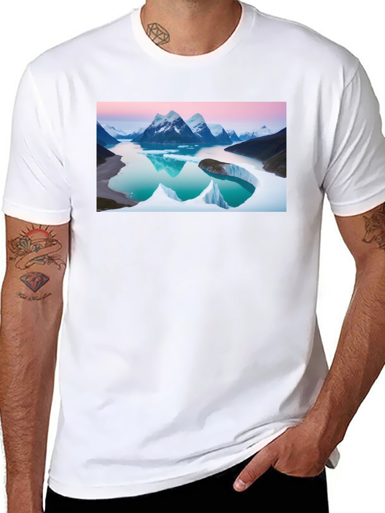 Mountain Lake Graphic T-Shirt