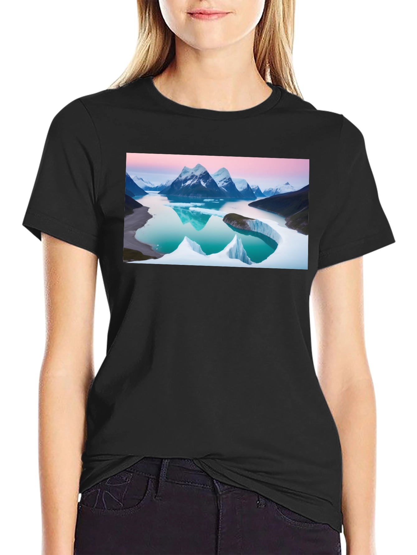 Mountain Lake Graphic T-Shirt
