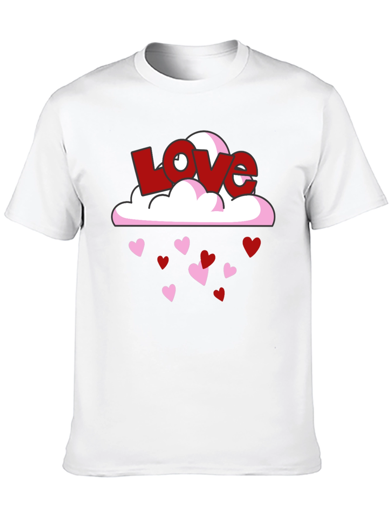 Love Cloud Heart Rain T-Shirt