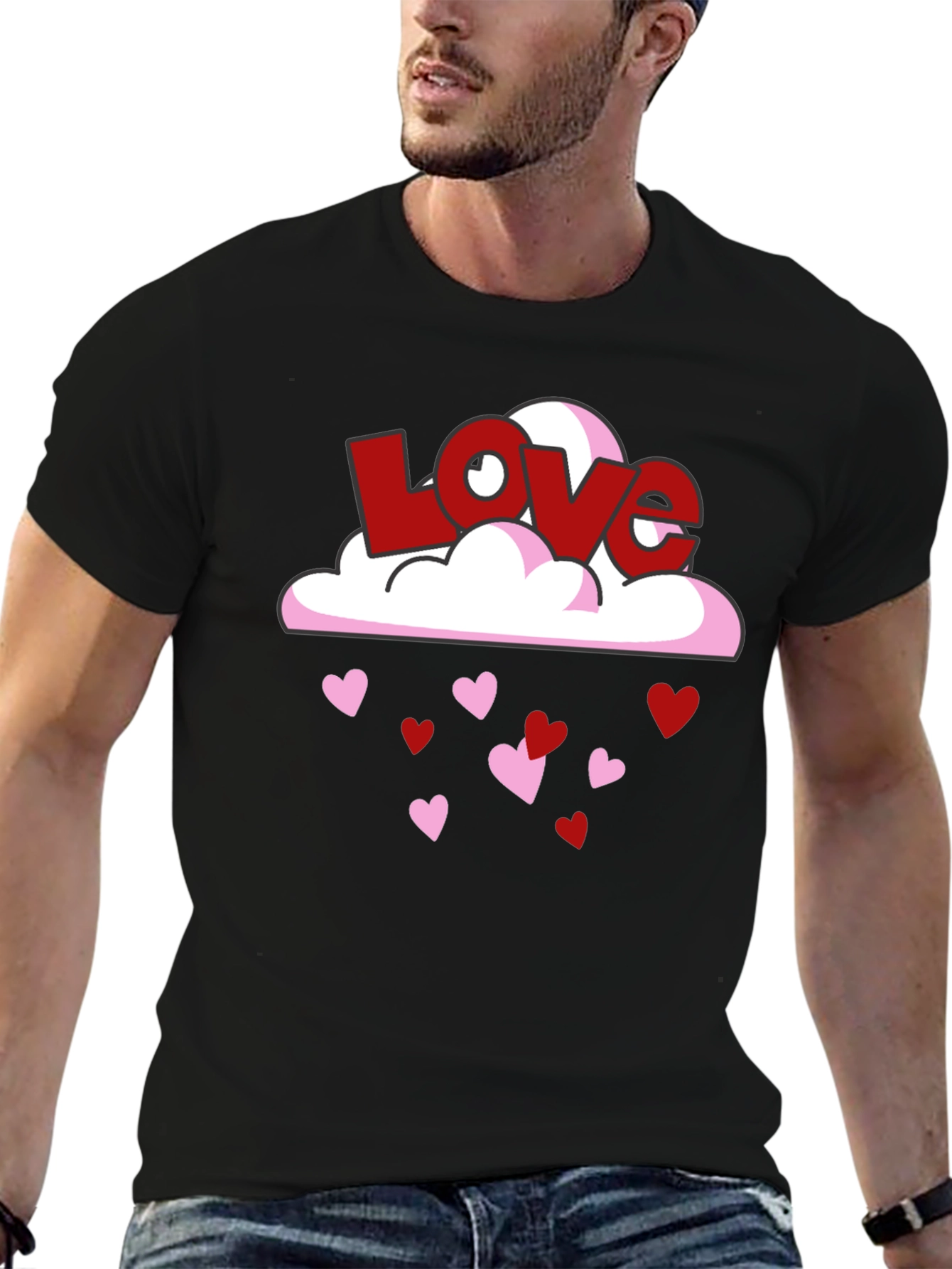 Love Cloud Heart Rain T-Shirt
