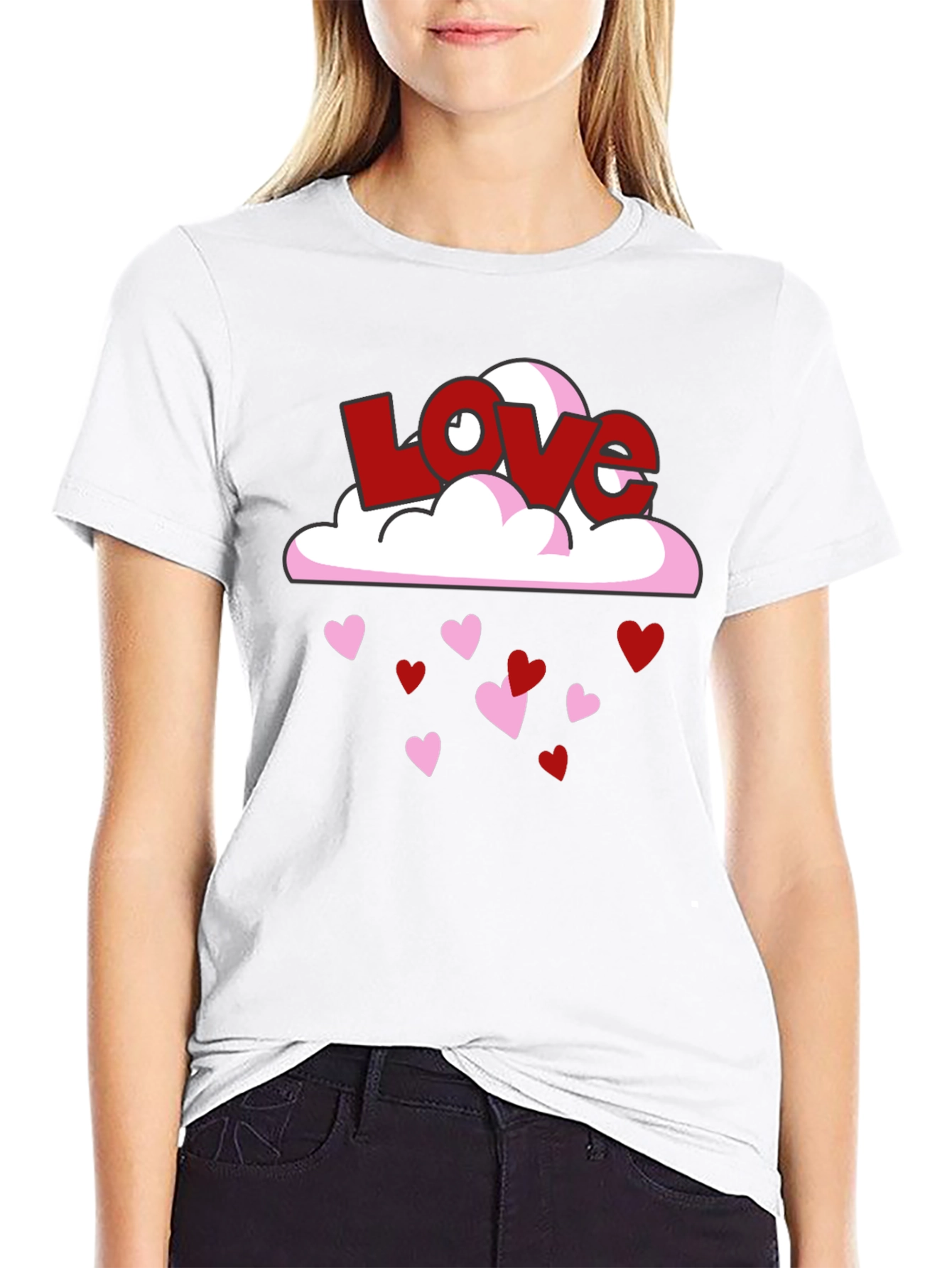 Love Cloud Heart Rain T-Shirt