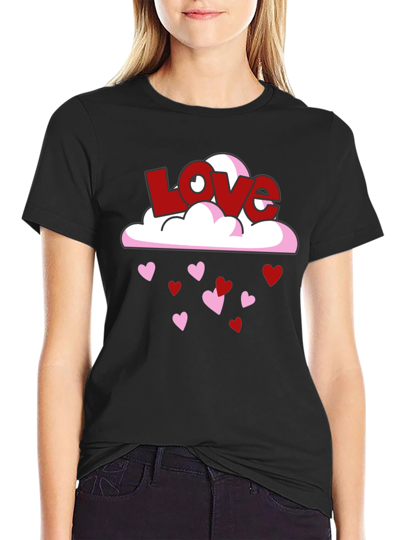 Love Cloud Heart Rain T-Shirt