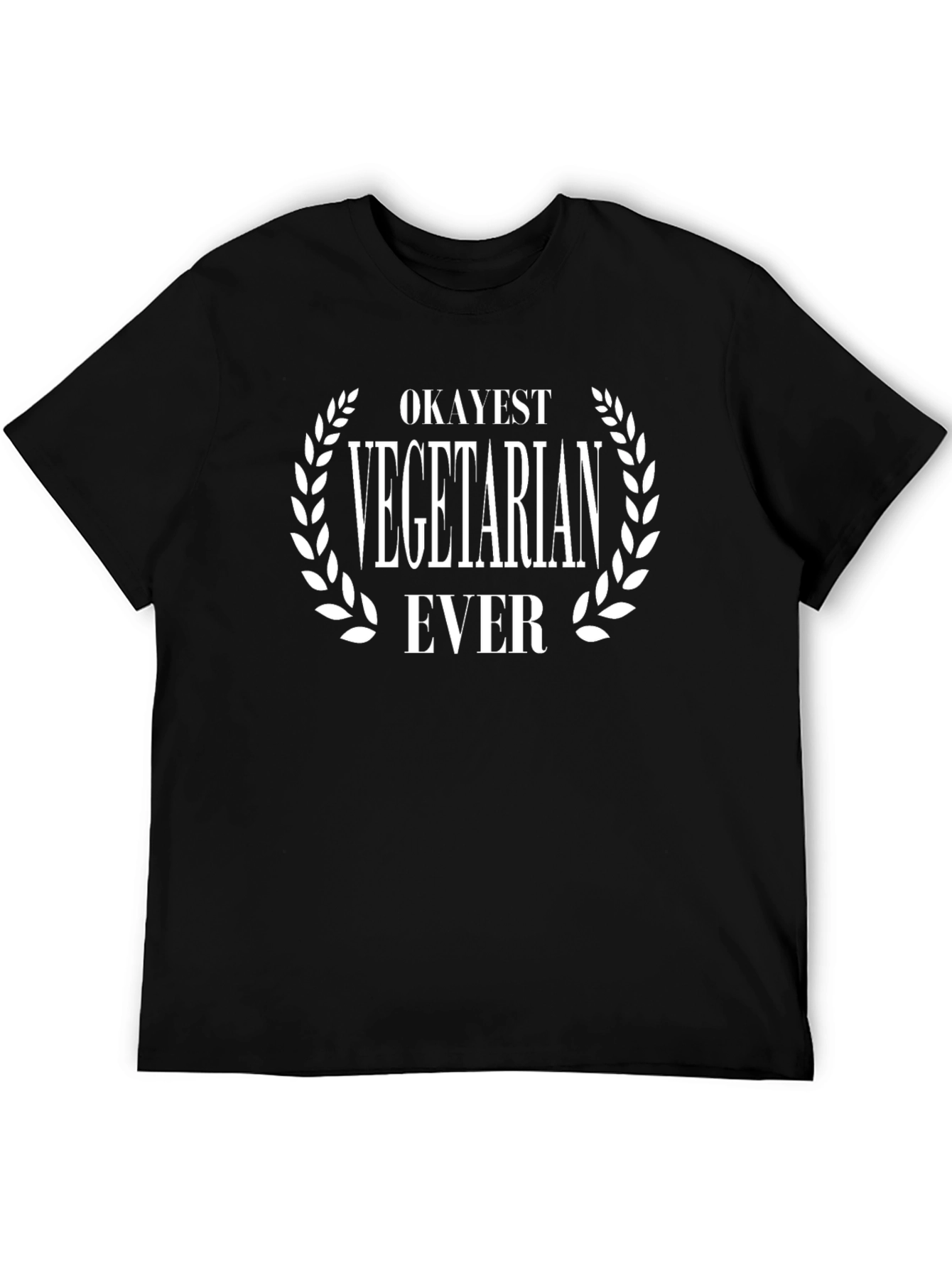 Okayest Vegetarian Ever T-Shirt - Funny Foodie Tee