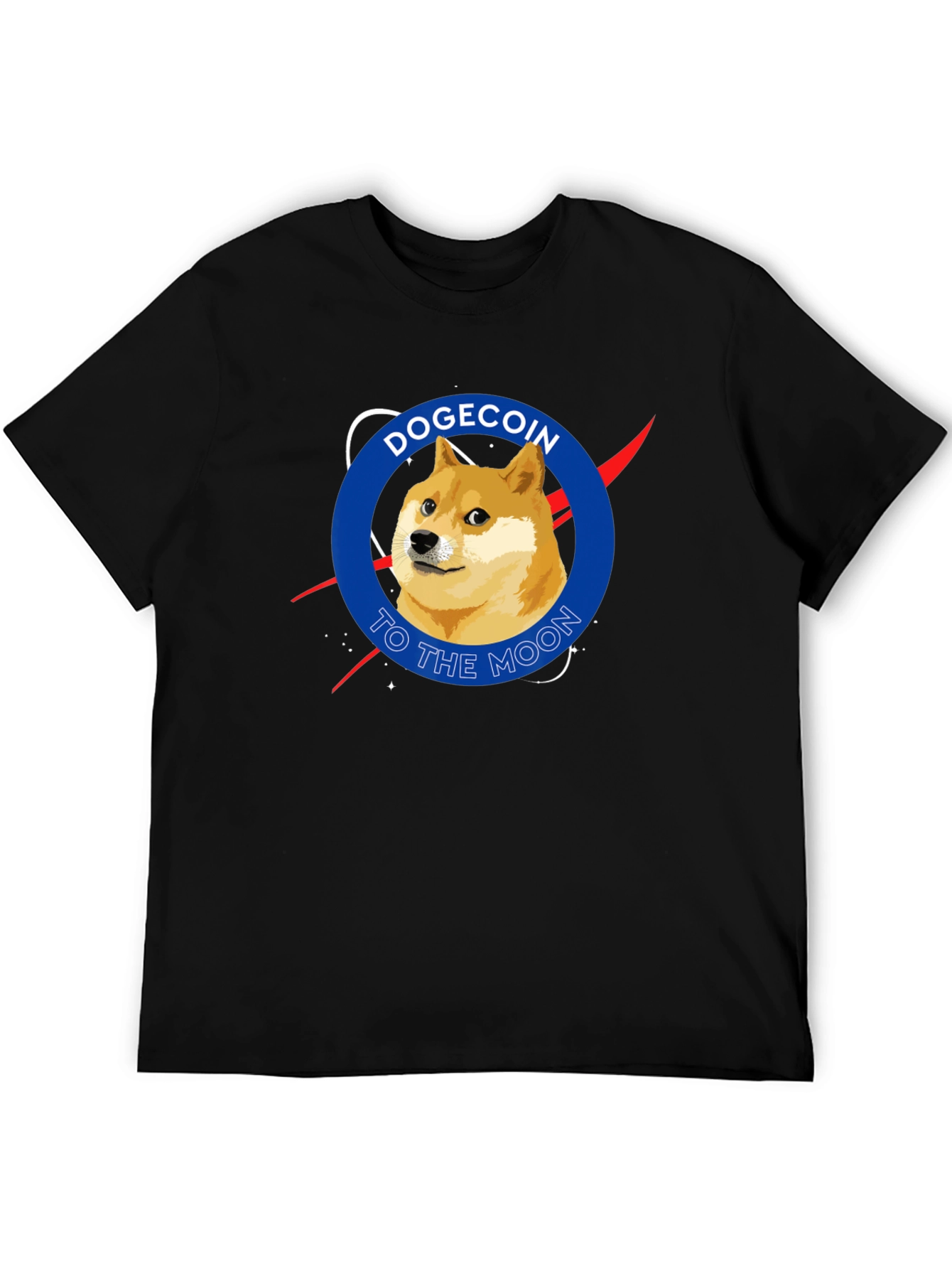 Dogecoin To The Moon Graphic T-Shirt