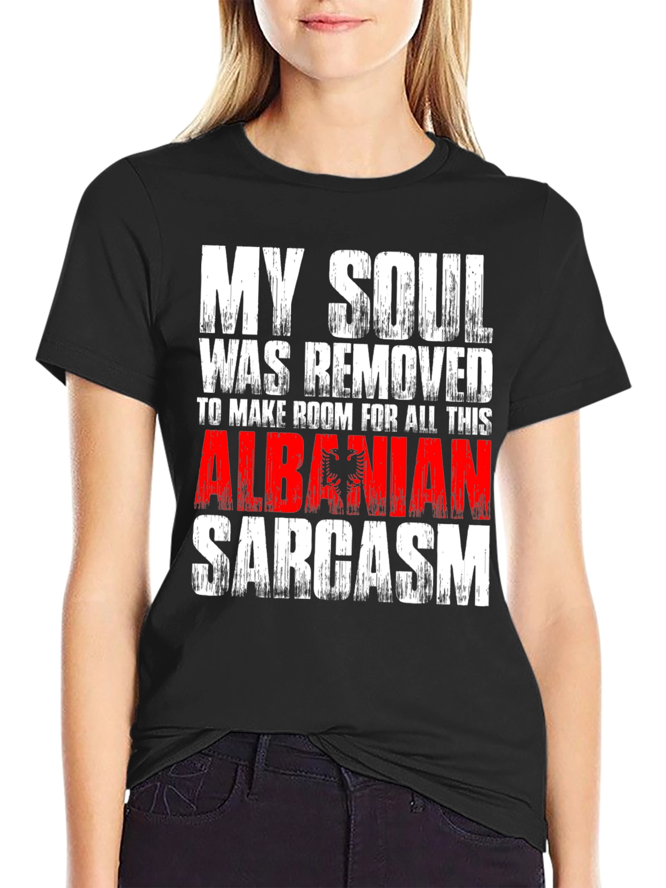 Albanian Sarcasm T-Shirt - Funny Graphic Tee