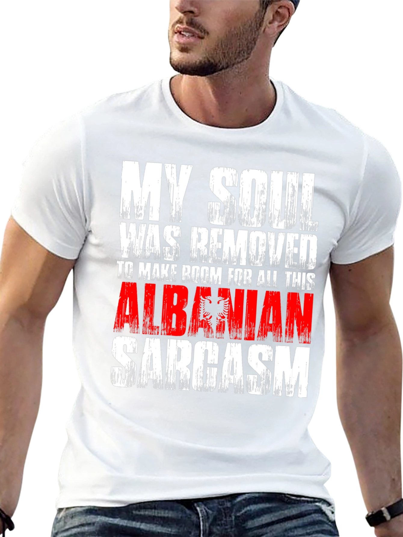 Albanian Sarcasm T-Shirt - Funny Graphic Tee