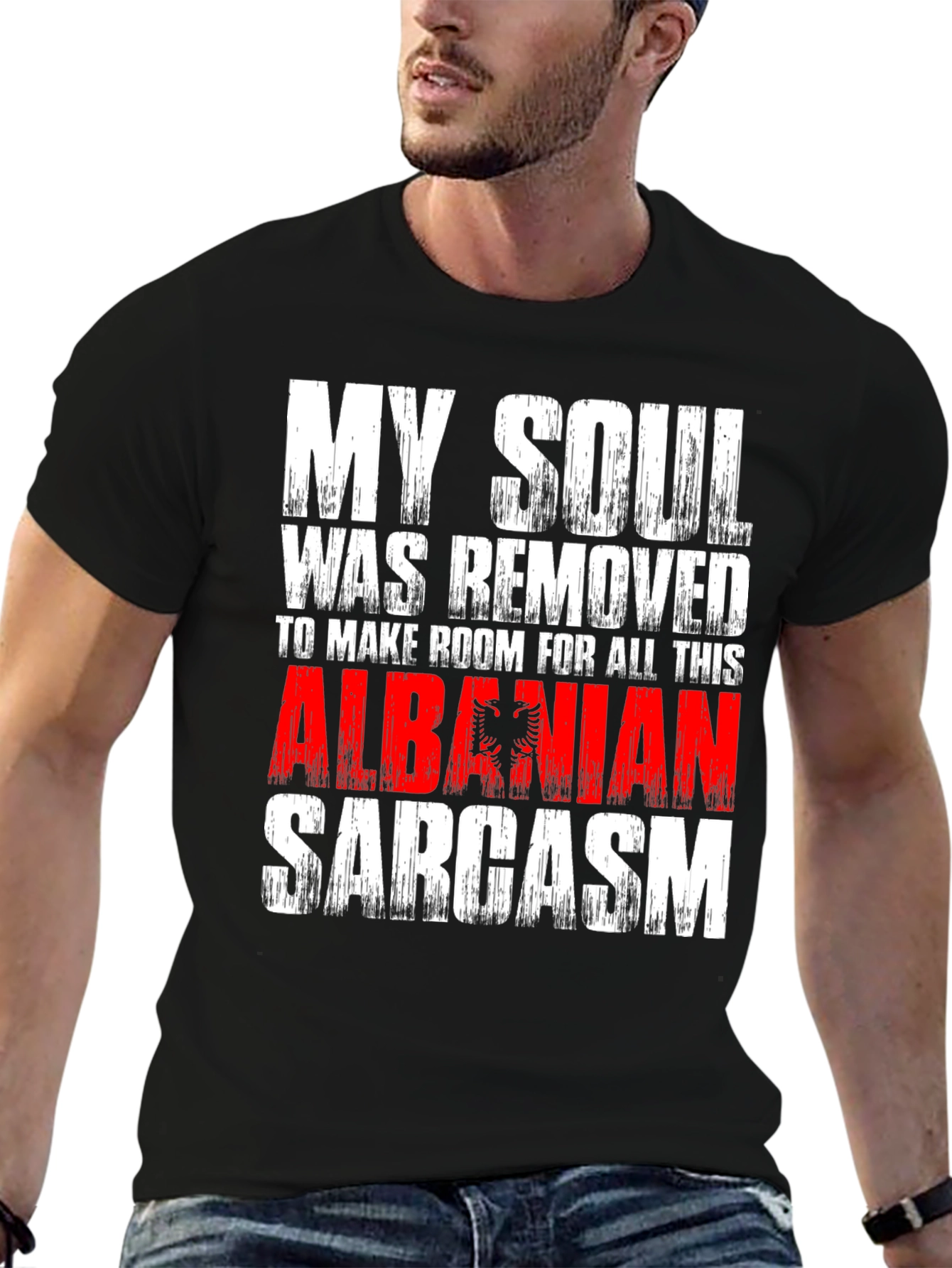 Albanian Sarcasm T-Shirt - Funny Graphic Tee