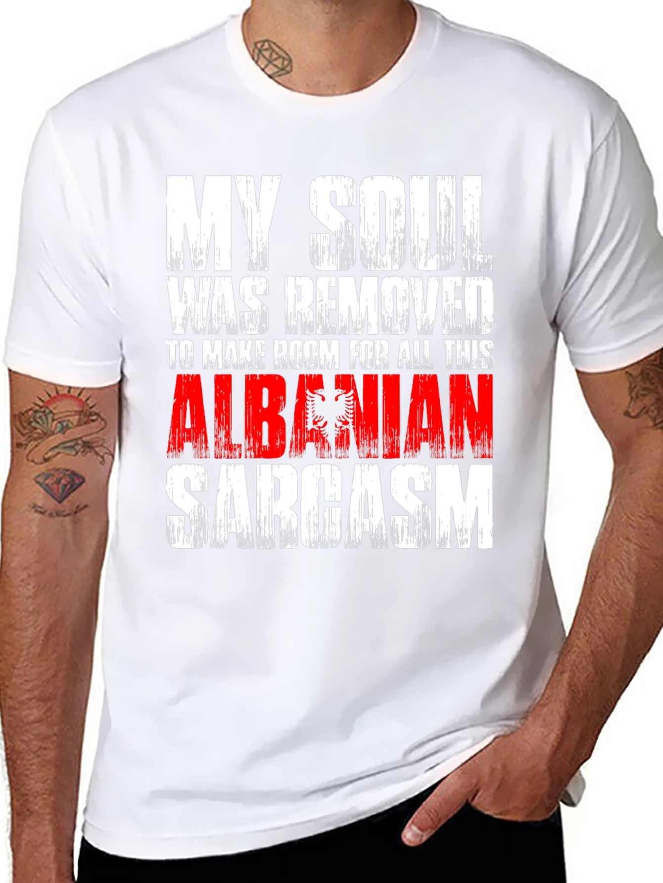 Albanian Sarcasm T-Shirt - Funny Graphic Tee