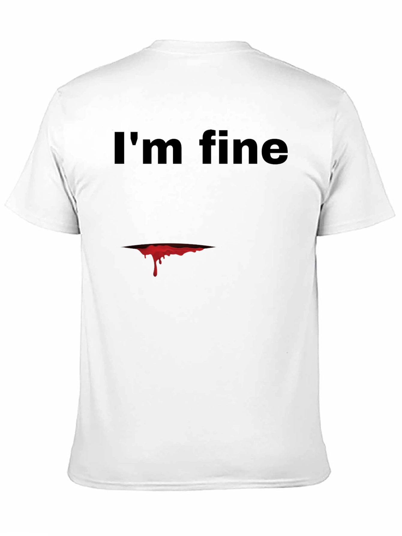 Im Fine Graphic Tee - Dark Humor T-Shirt