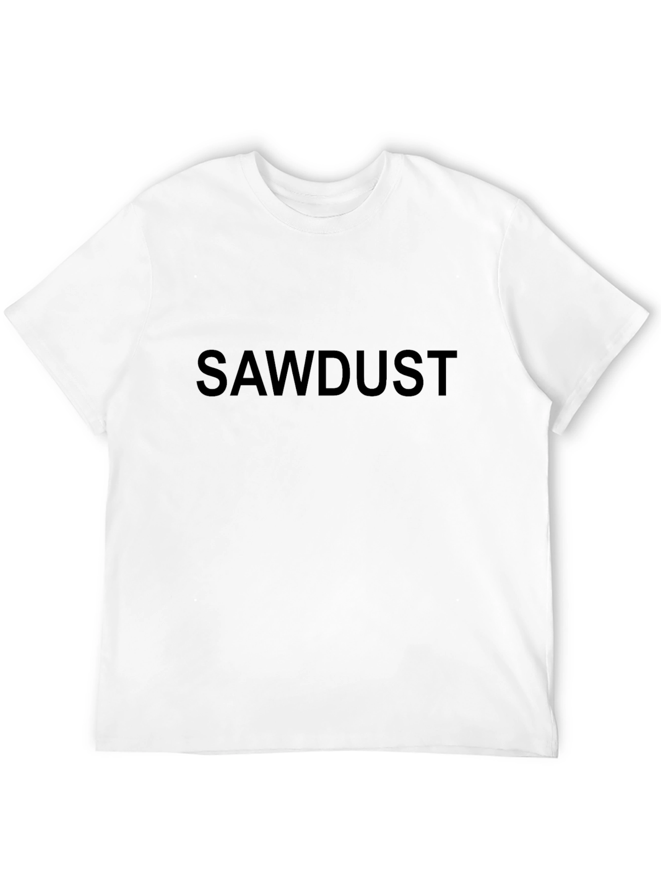 Sawdust Black Tee - Comfortable Everyday Wear