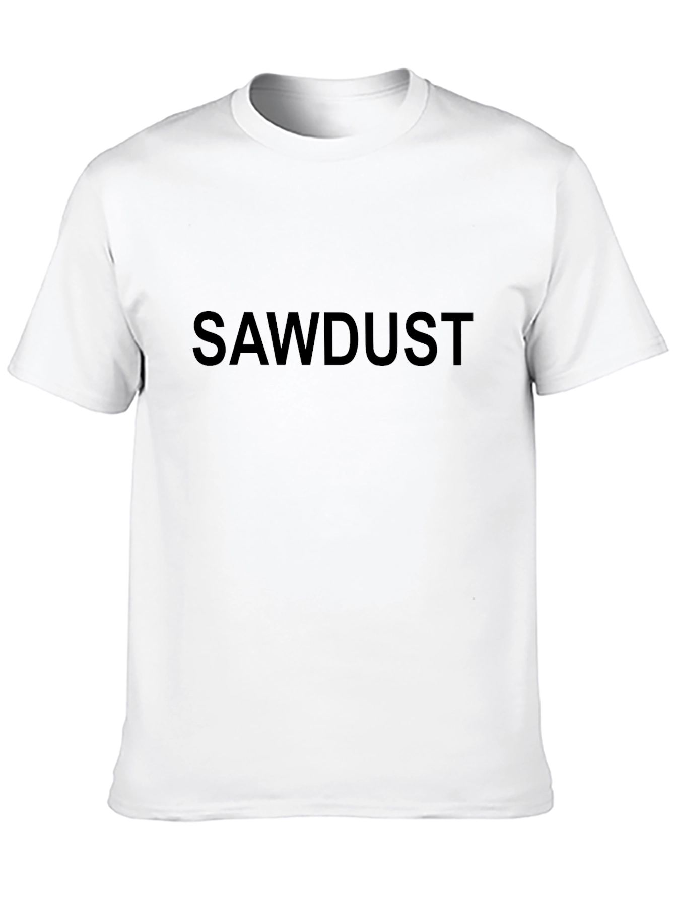 Sawdust Black Tee - Comfortable Everyday Wear