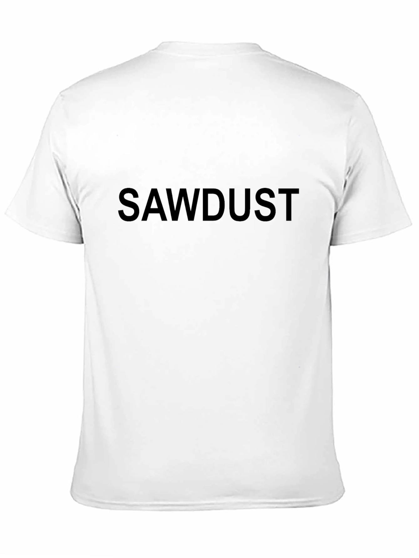 Sawdust Black Tee - Comfortable Everyday Wear