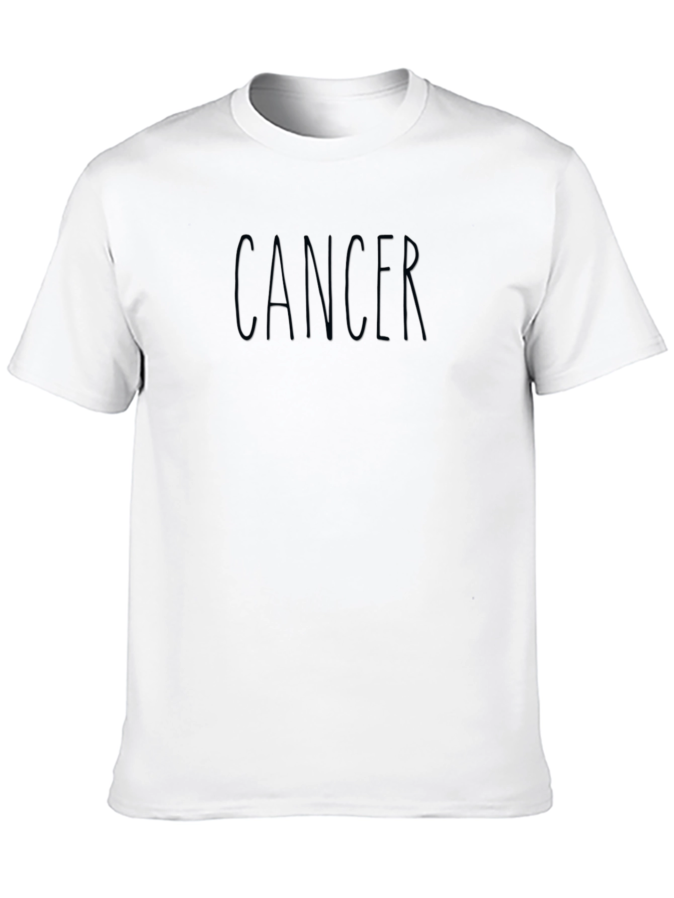 Cancer Zodiac Black Graphic T-Shirt