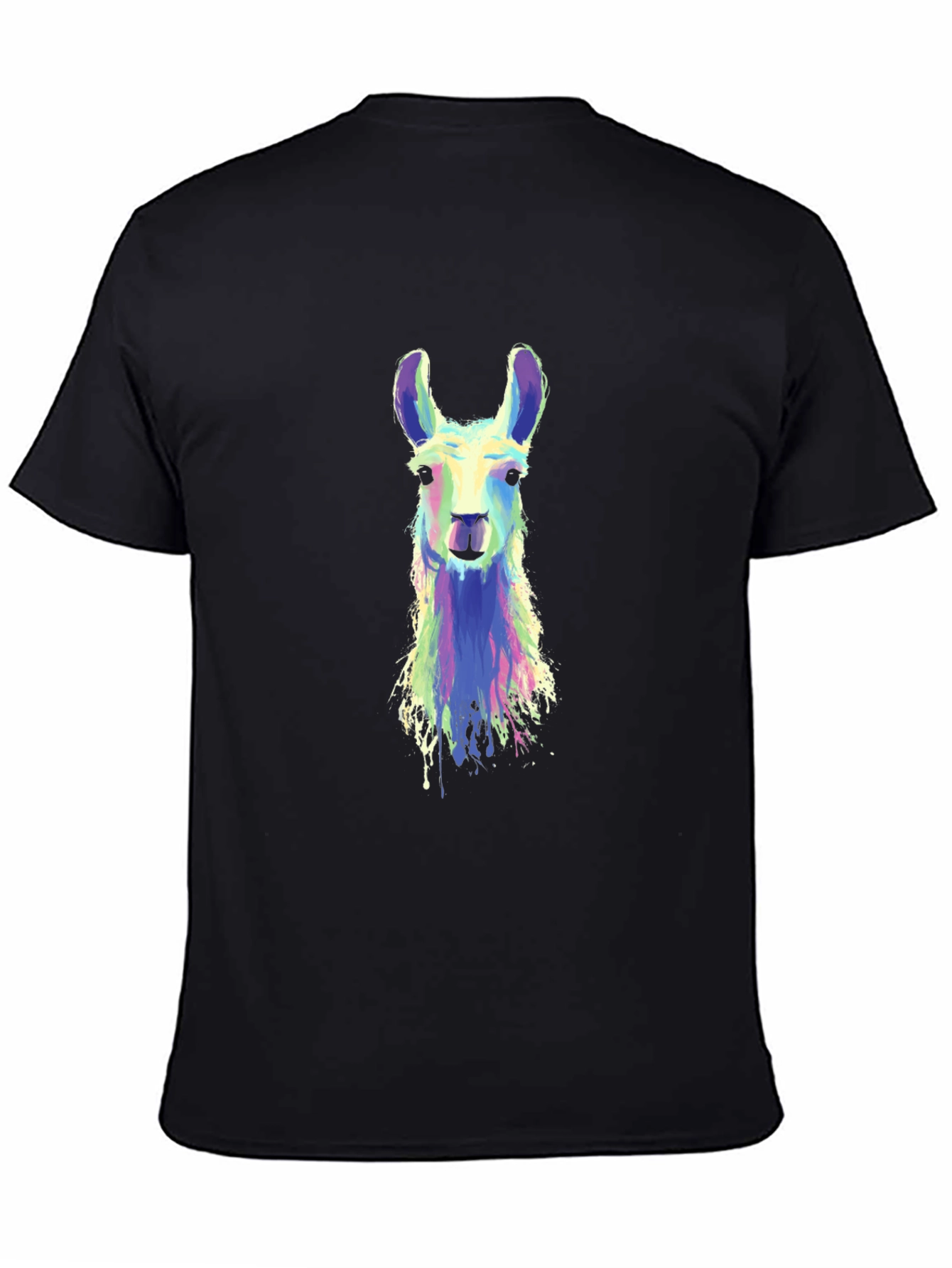 Llama Art Graphic Tee - Cool Animal Shirt