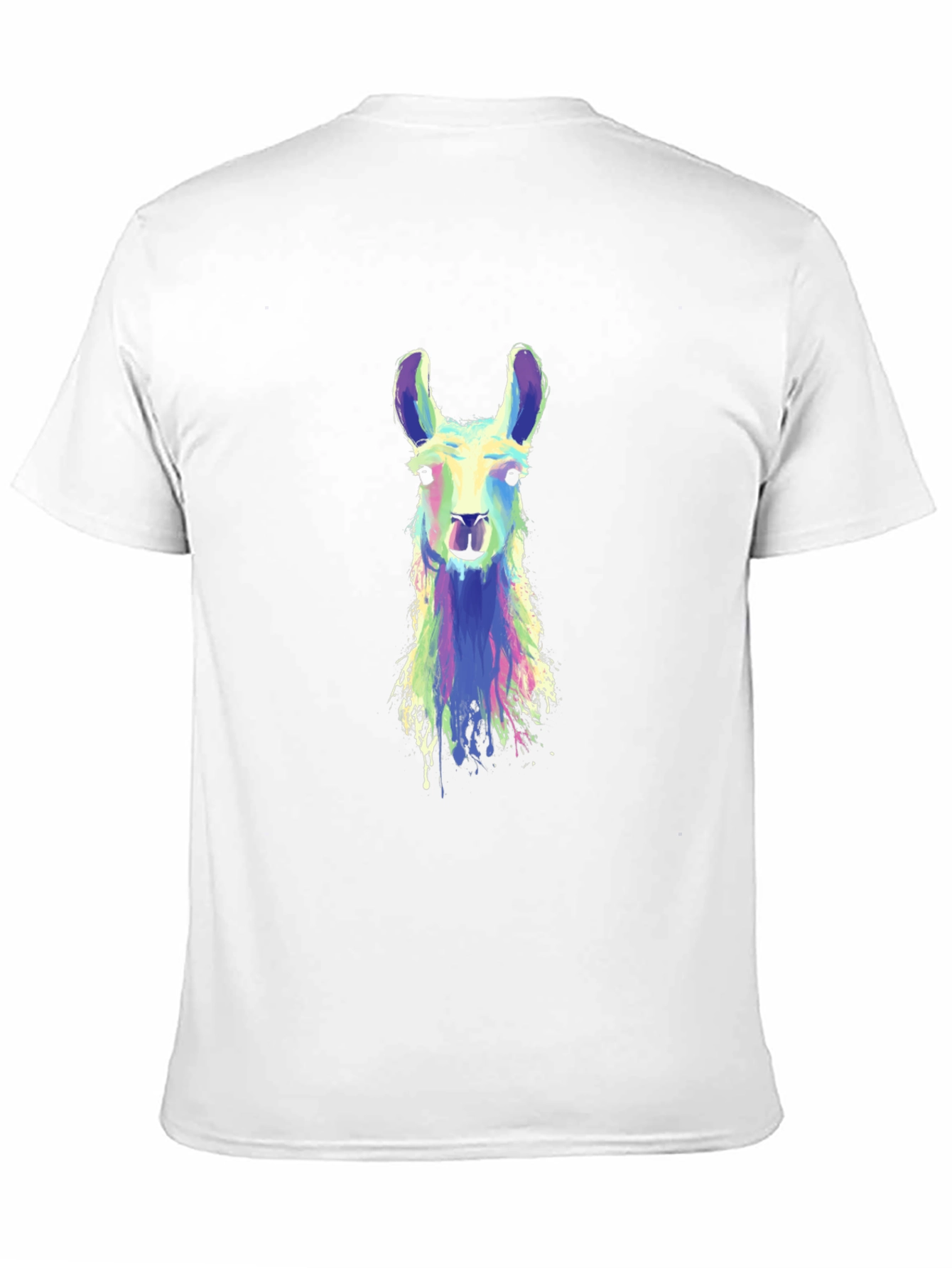 Llama Art Graphic Tee - Cool Animal Shirt