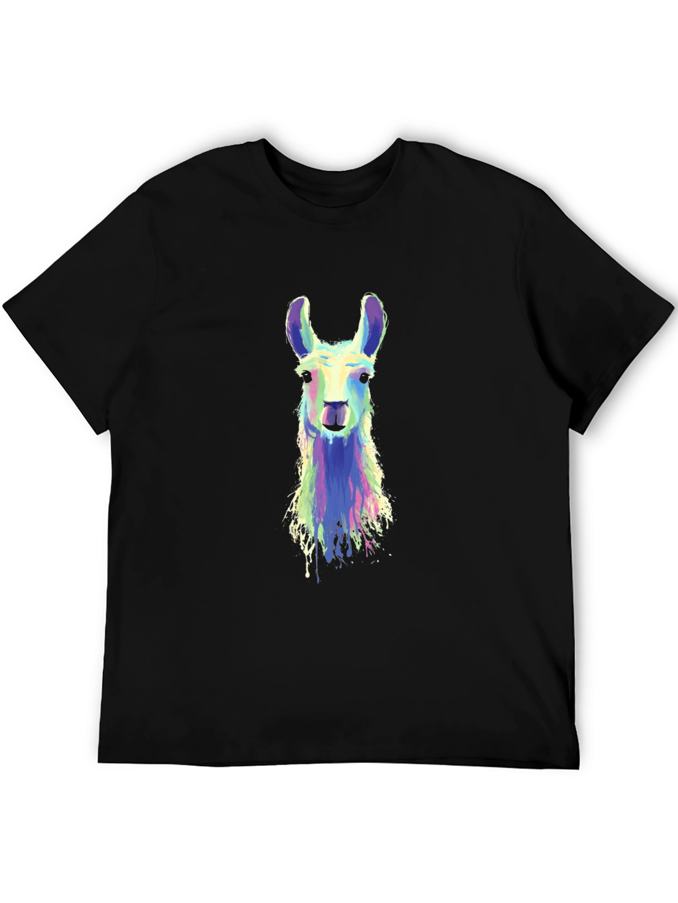 Llama Art Graphic Tee - Cool Animal Shirt
