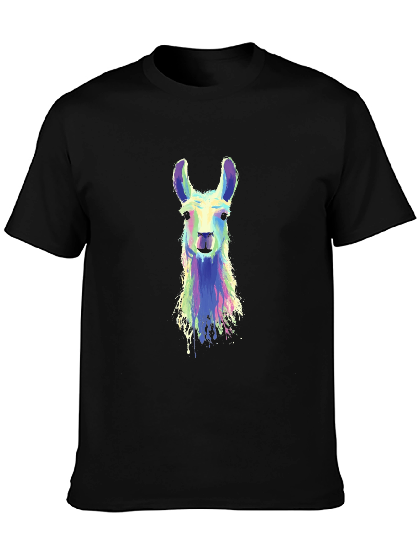 Llama Art Graphic Tee - Cool Animal Shirt
