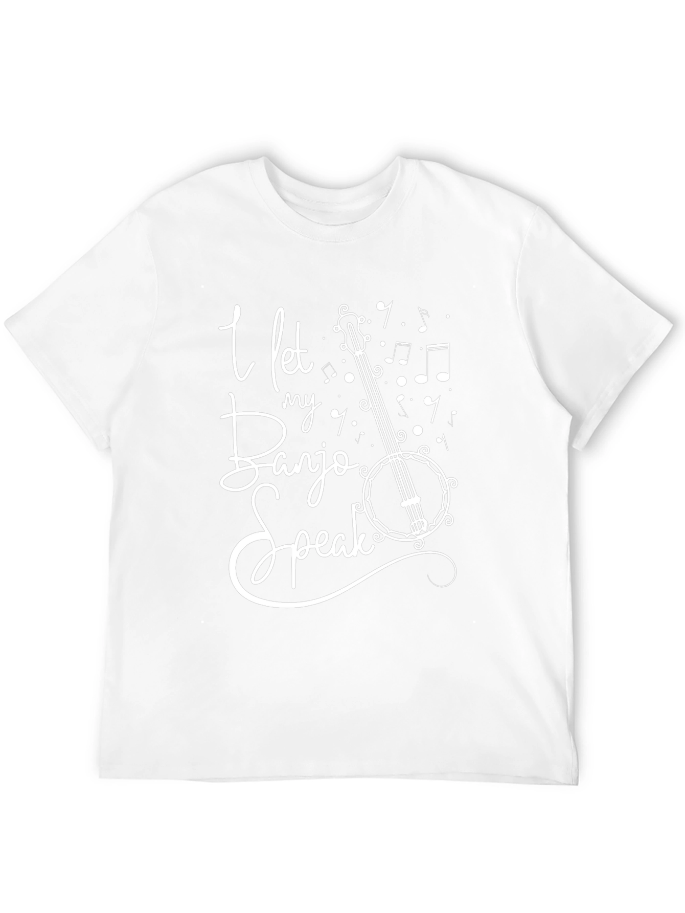 Banjo T-Shirt: Let My Banjo Speak Graphic Tee