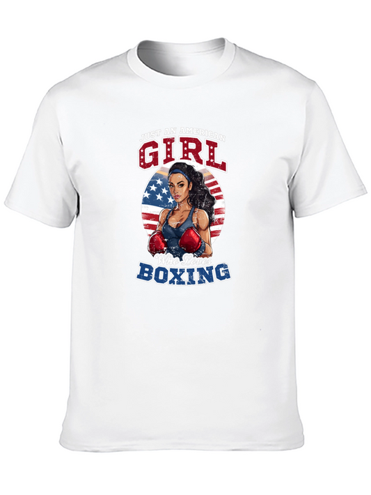 American Girl Boxing T-Shirt