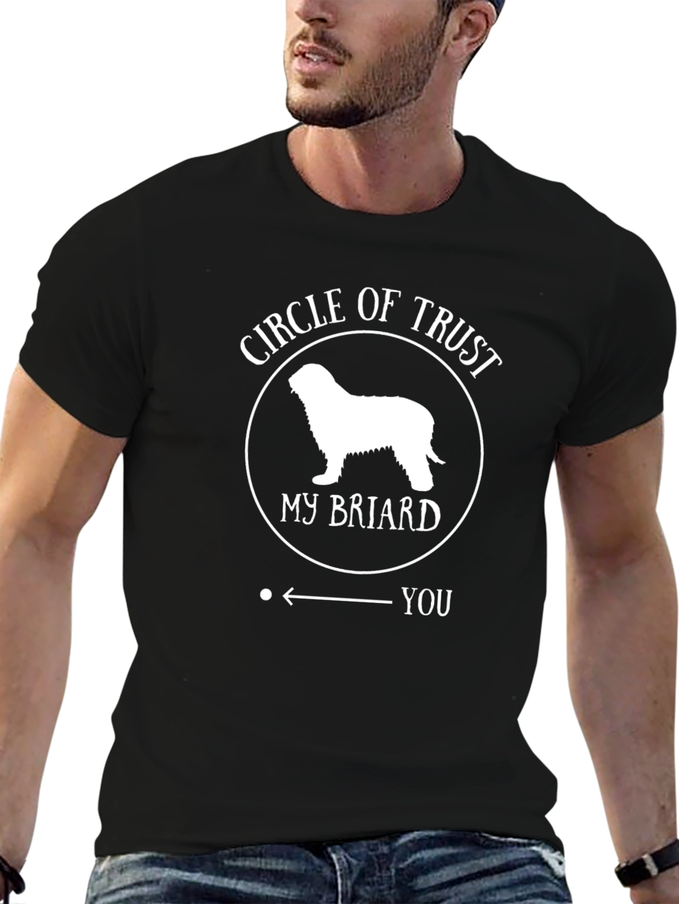 Circle of Trust Briard Dog T-Shirt