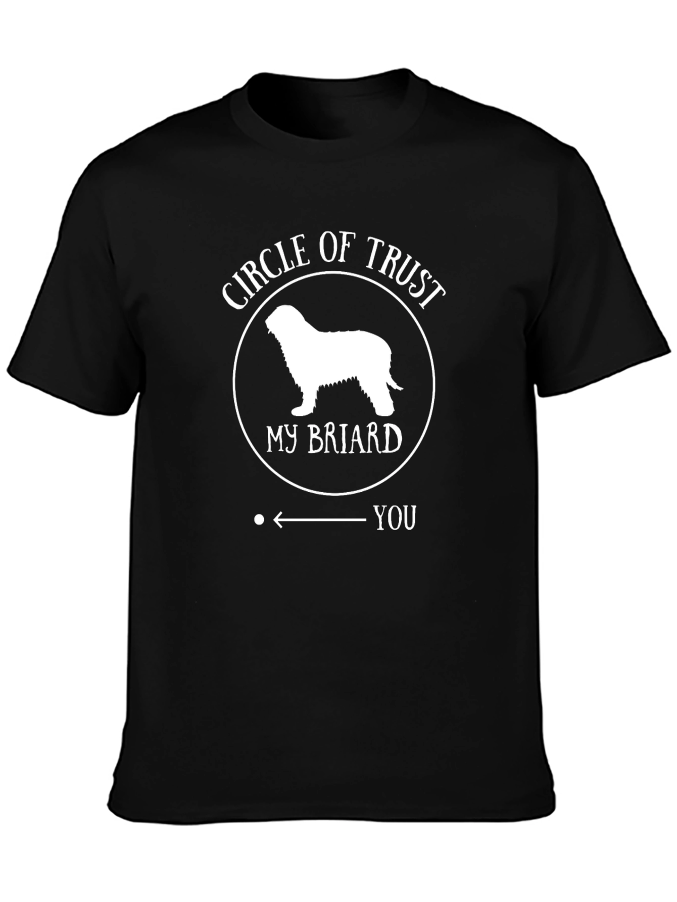 Circle of Trust Briard Dog T-Shirt