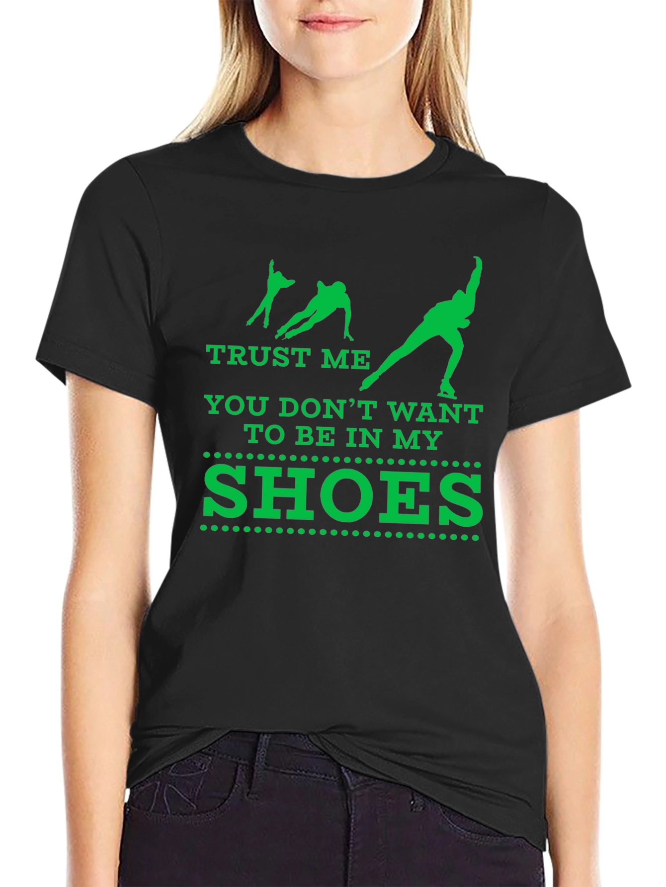 Trust Me Ice Skater Graphic T-Shirt