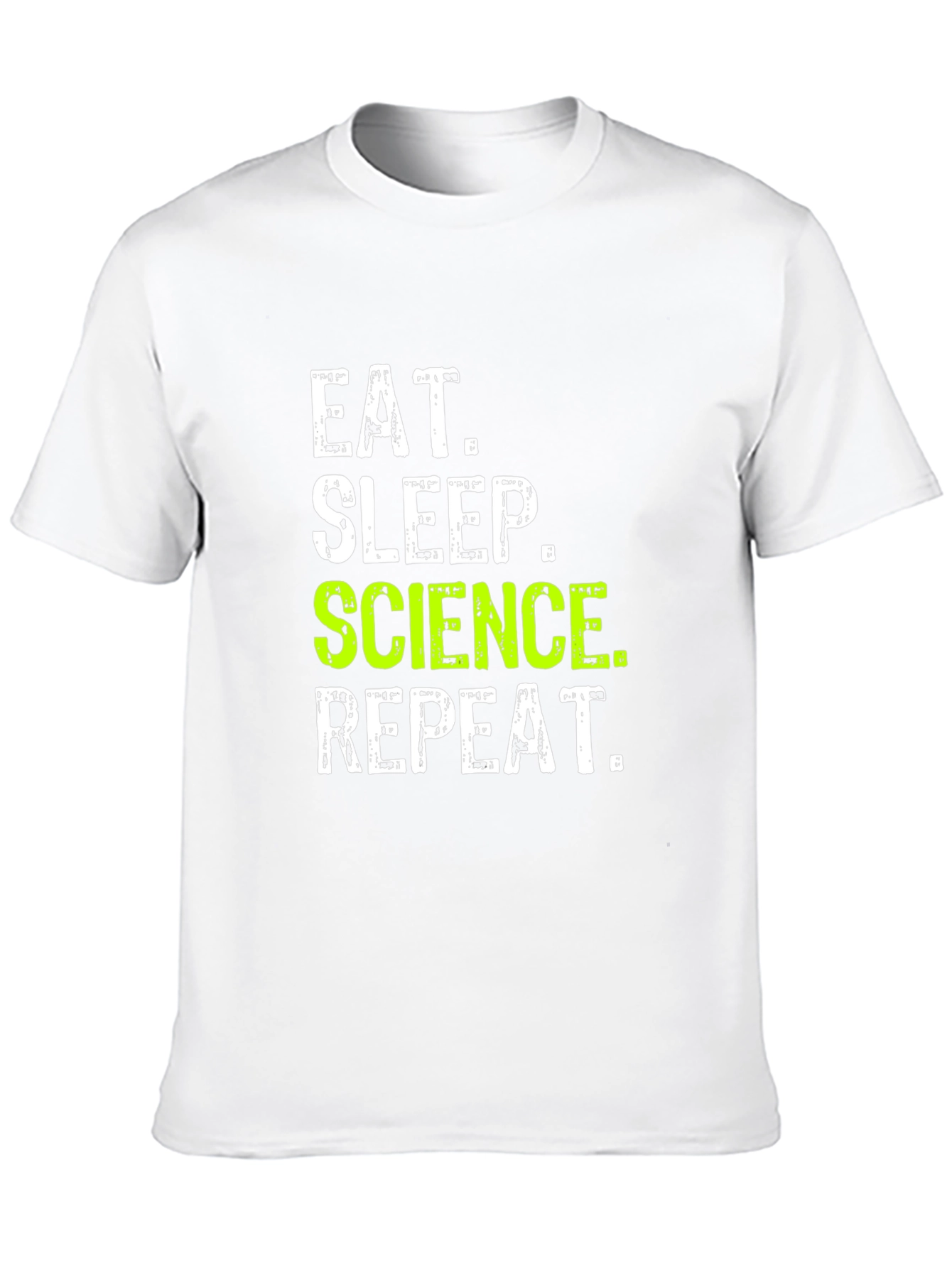 Eat Sleep Science Repeat T-Shirt - Black