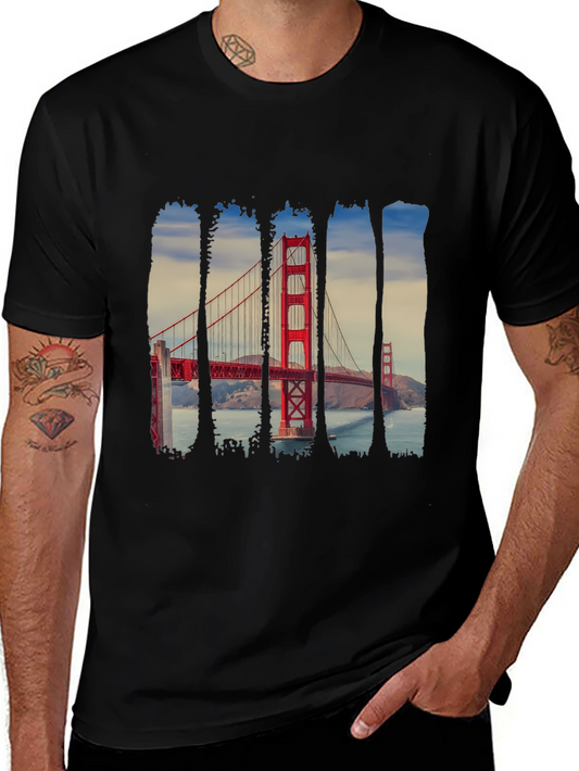 Golden Gate Bridge Mens Graphic Tee