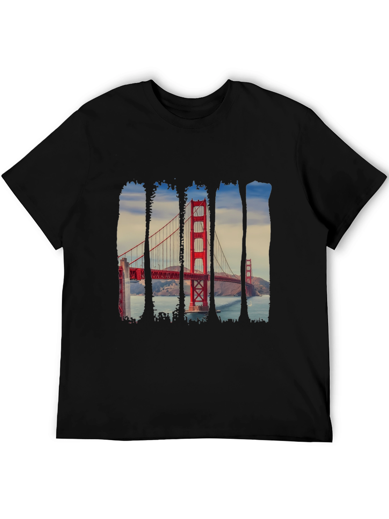 Golden Gate Bridge Mens Graphic Tee