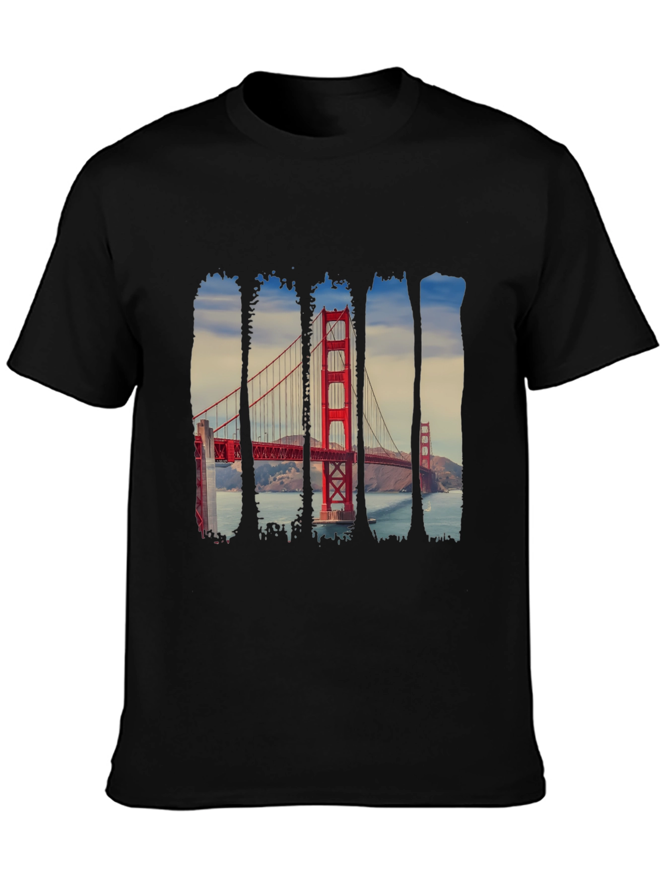 Golden Gate Bridge Mens Graphic Tee