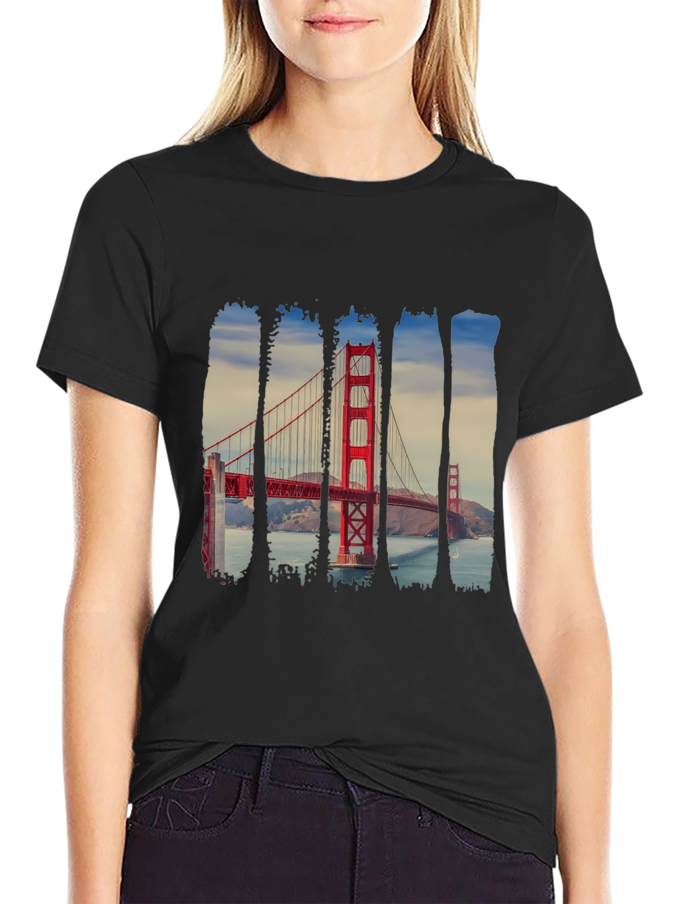 Golden Gate Bridge Mens Graphic Tee