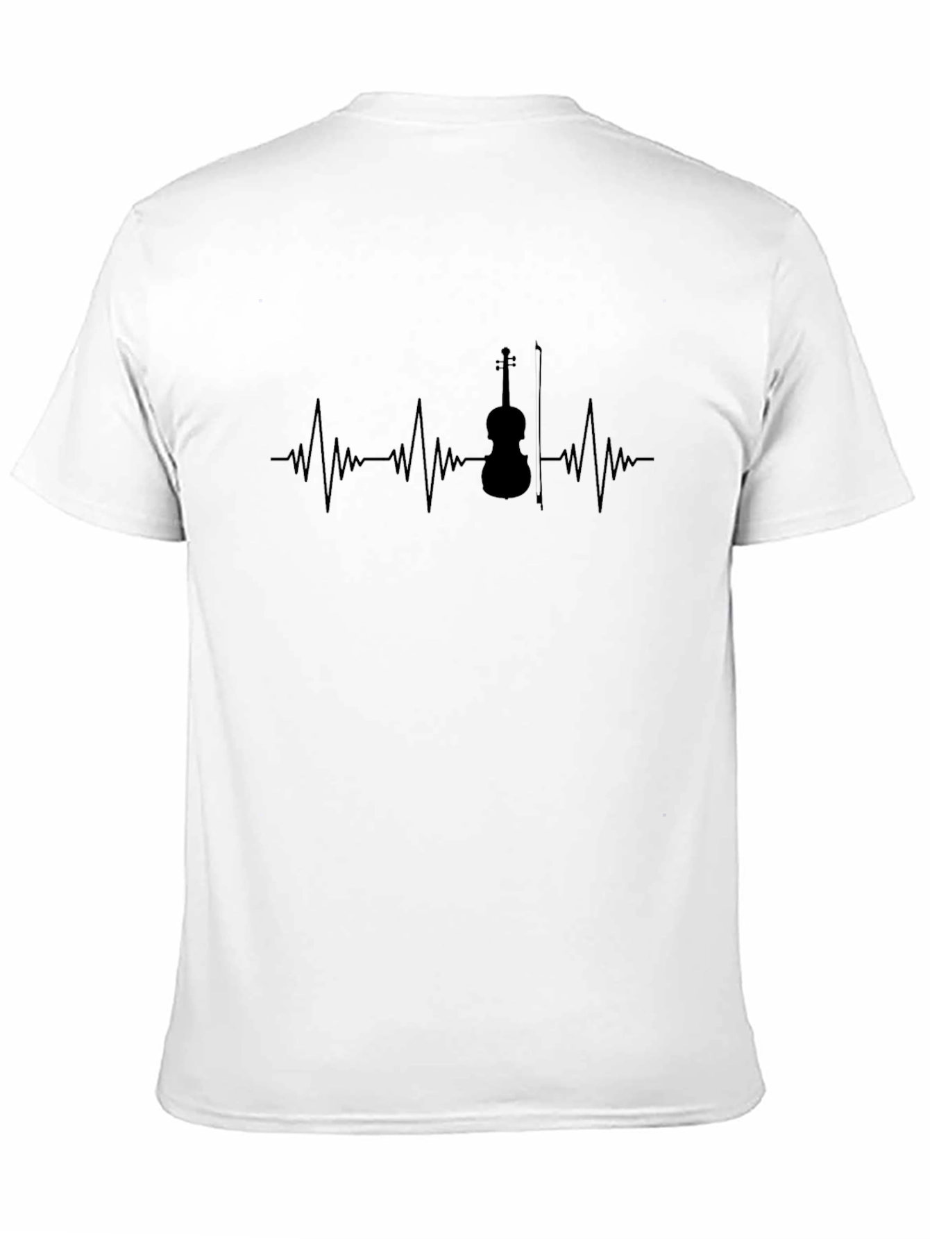 Violin Heartbeat T-Shirt - Musician Tee
