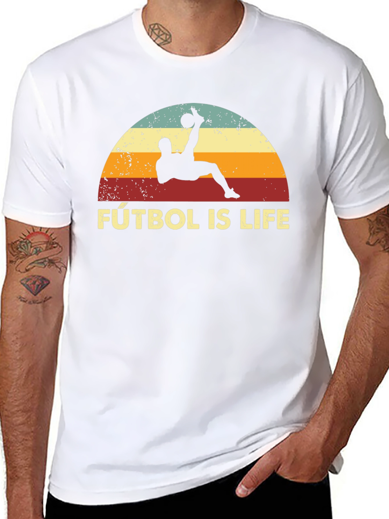Fútbol Is Life Graphic T-Shirt