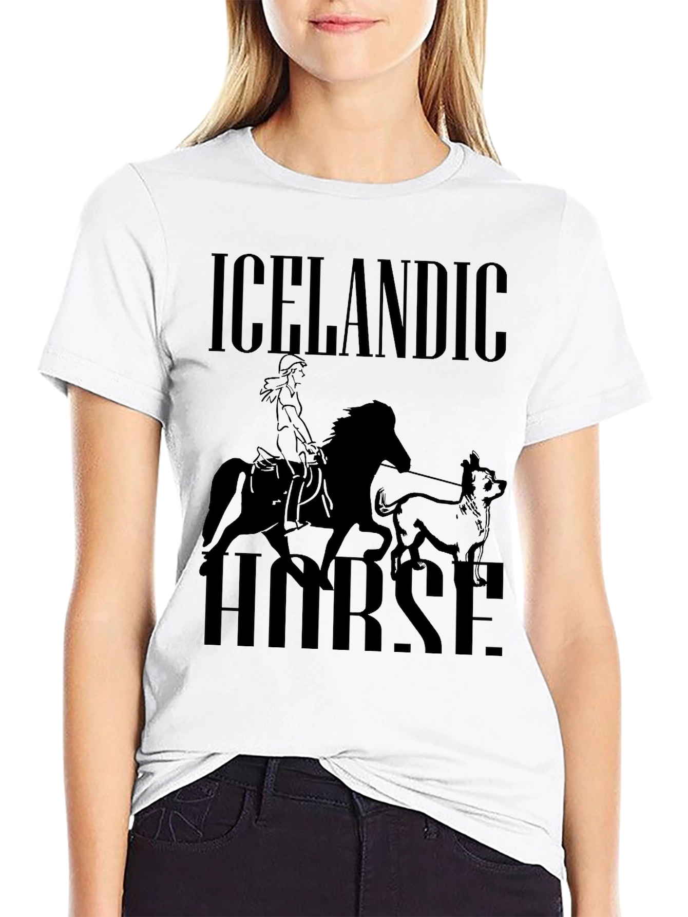 Icelandic Horse Graphic T-Shirt