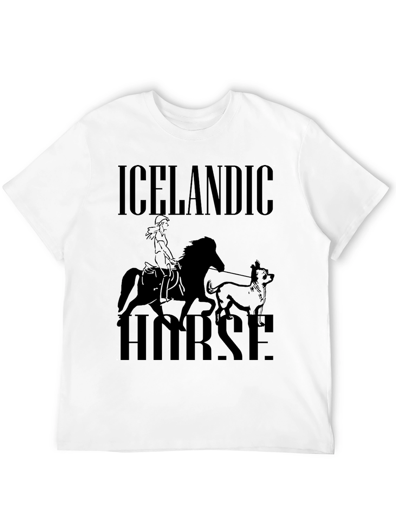 Icelandic Horse Graphic T-Shirt