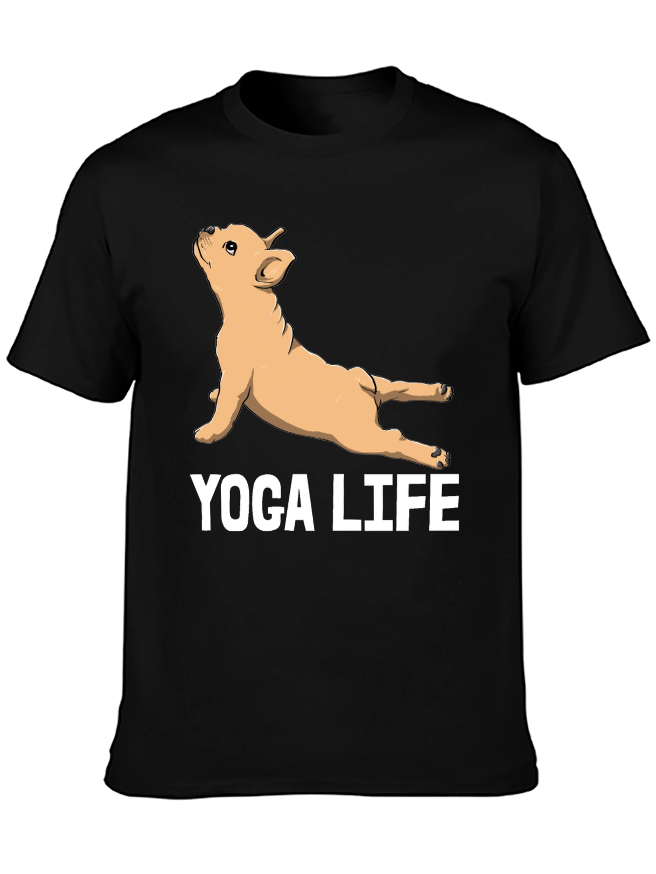 Yoga Dog T-Shirt - Funny Animal Graphic Tee