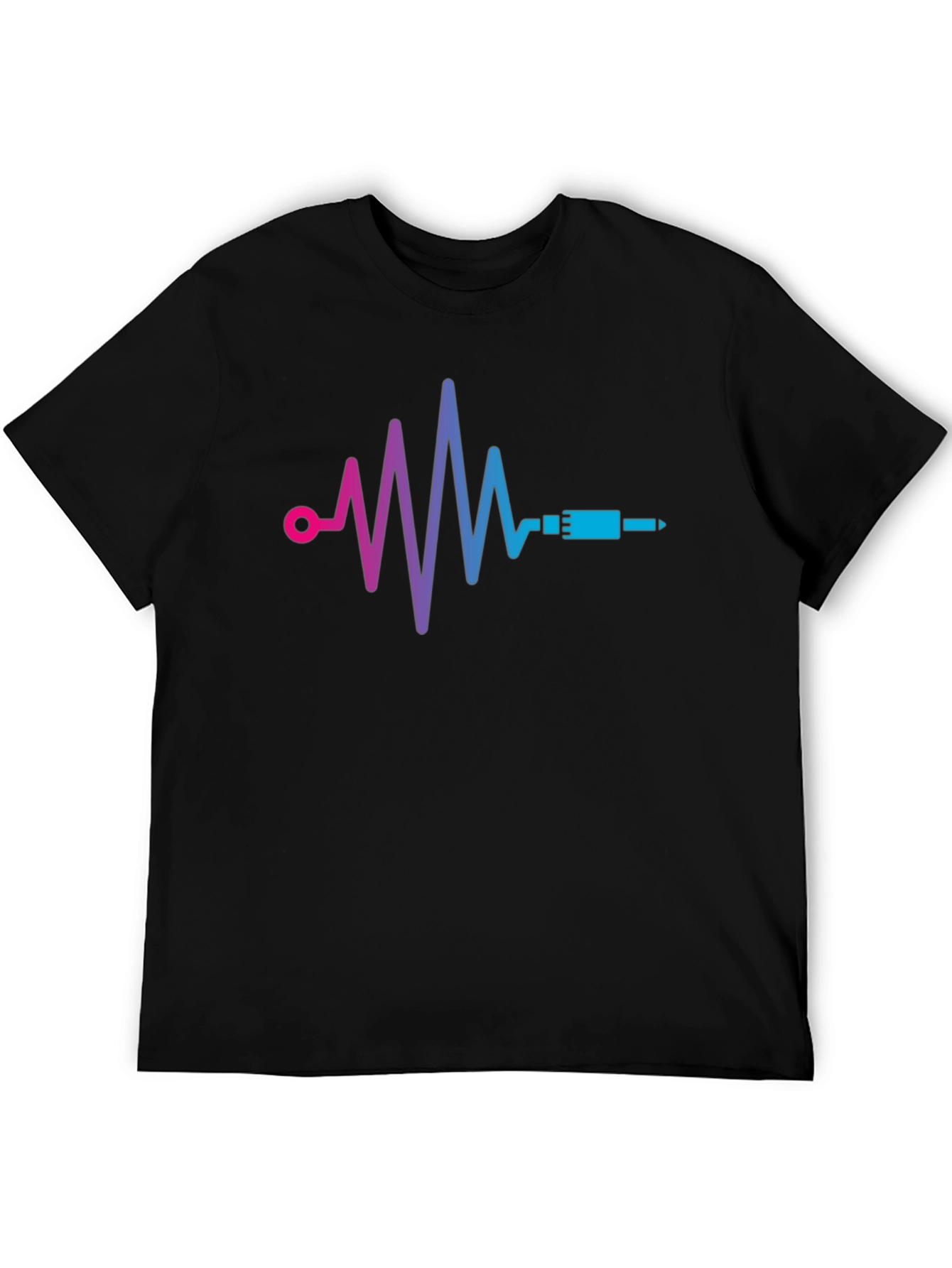 Heartbeat Audio Jack Graphic Tee