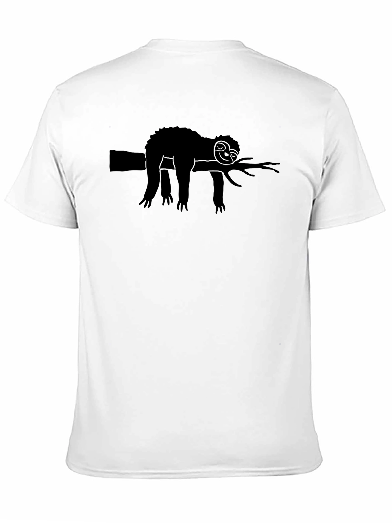 Lazy Sloth Graphic Tee - Relaxed Style