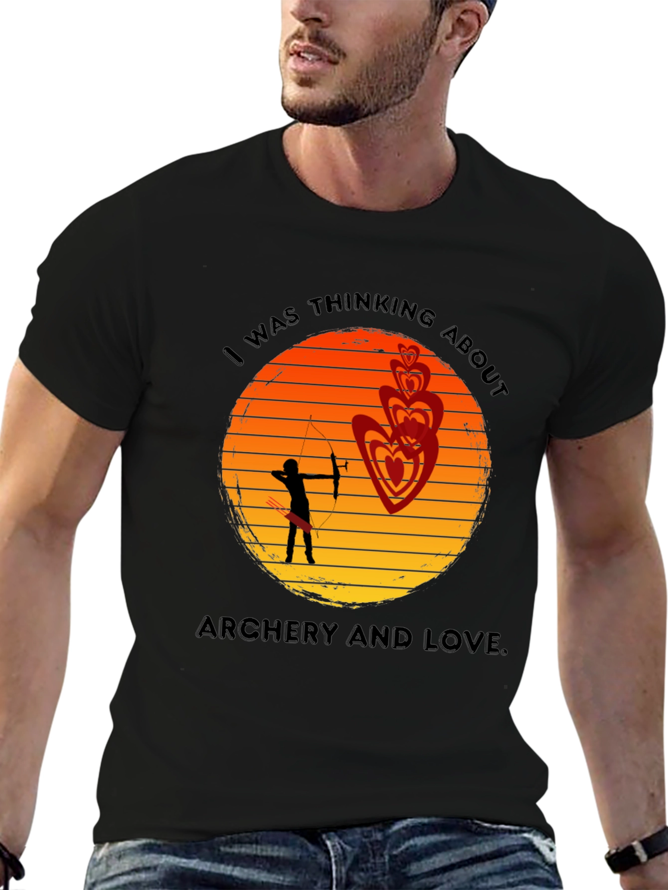 Archery & Love T-Shirt - Unique Graphic Tee
