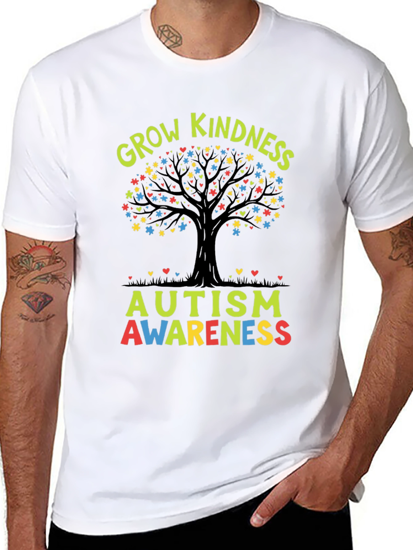 Autism Awareness Kindness Tree T-Shirt